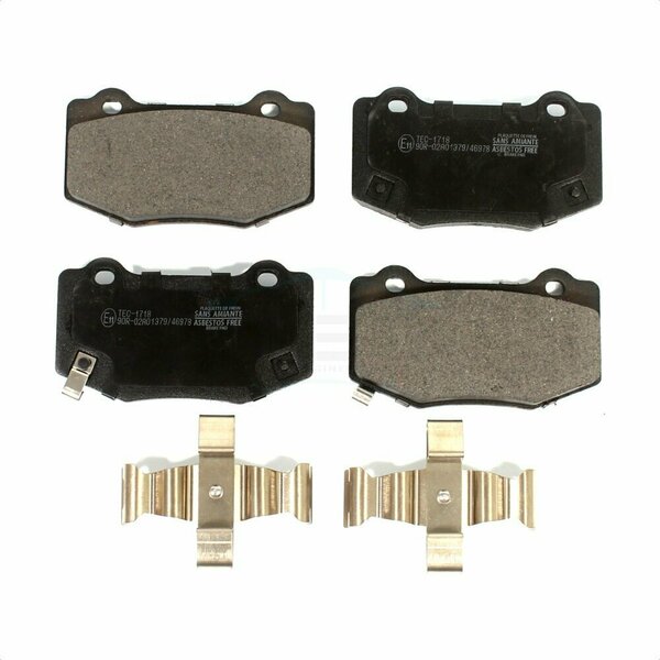 Tec Rear Ceramic Disc Brake Pads For Chevrolet Camaro Corvette Cadillac ATS TEC-1718